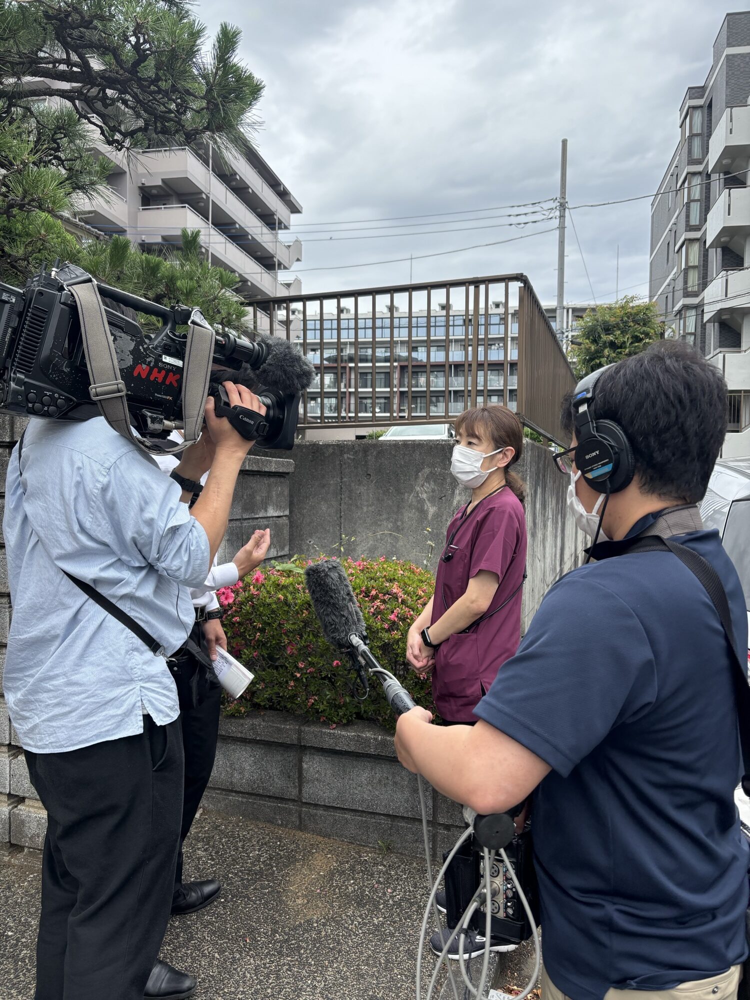 NHK「首都圏ネットワーク」で紹介された訪問看護の様子